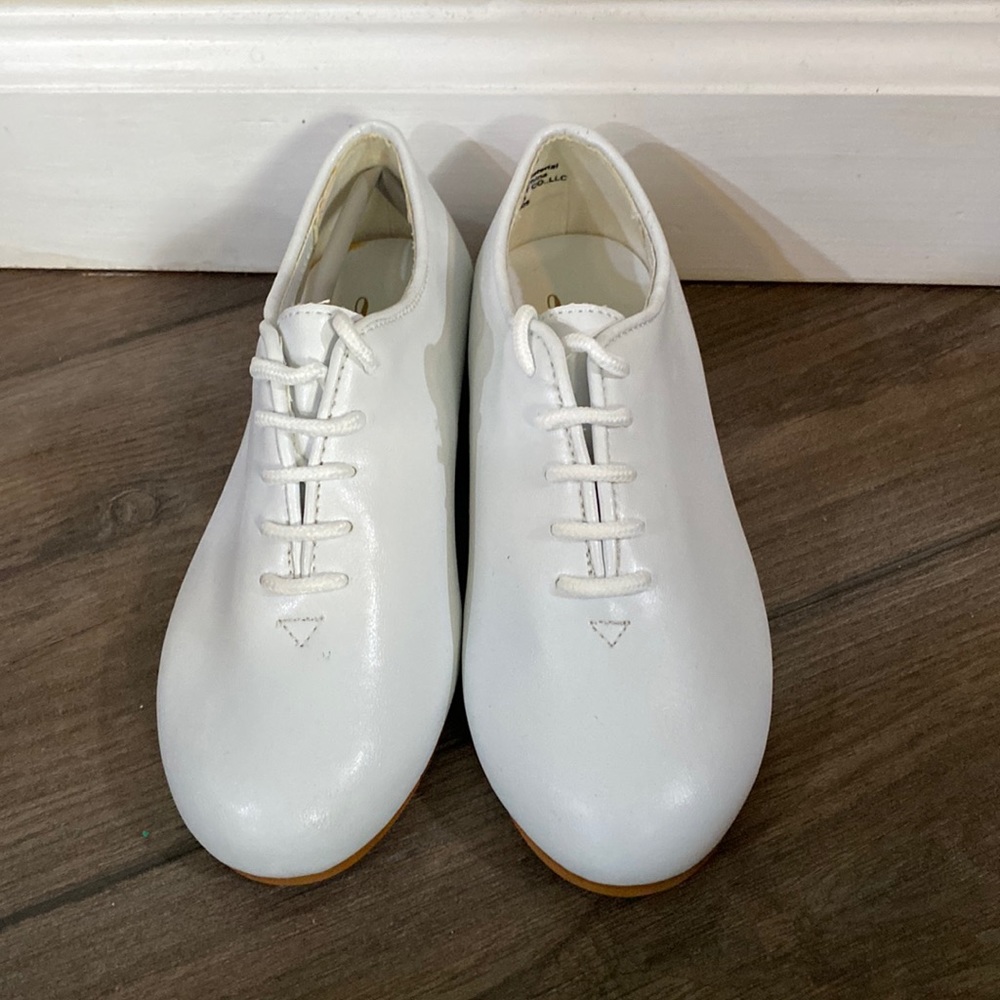 White Split Sole Clogging Oxford size 12 children